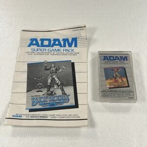 Buck Rogers Planet of Zoom Coleco Vision ADAM Super Game Pack Cassette 1982